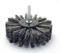 Brosse cylindrique pour perceuse.