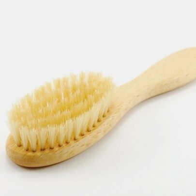 Brosse Bébé Soies Blanches/Hêtre