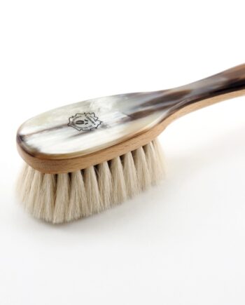 Brosse Bébé Chèvre/Plaquage Corne