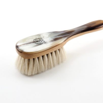 Brosse Bébé Chèvre/Plaquage Corne