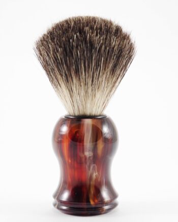 Blaireau noir/plastique havane
