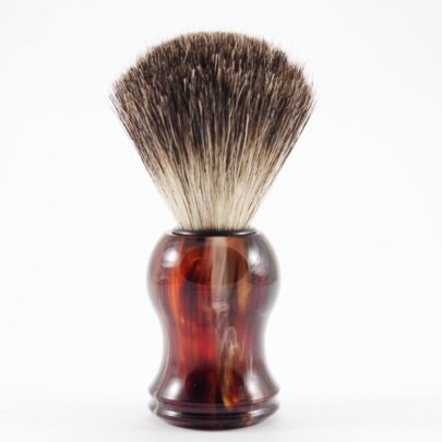 Blaireau noir/plastique havane