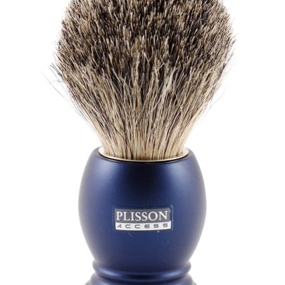 Blaireau gris acrylique bleu