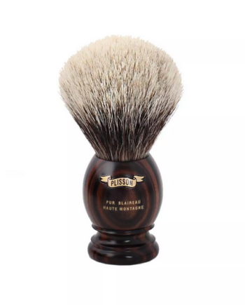 Blaireau blanc HM manche macassar