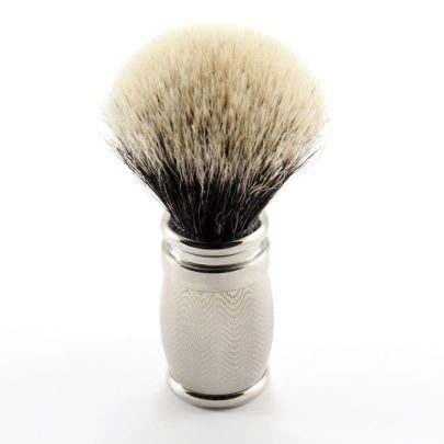 Blaireau blanc manche Palladium