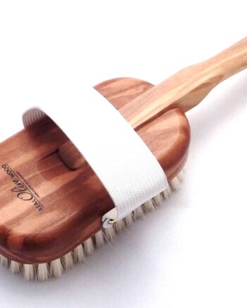 Brosse à bain ferme/olivier