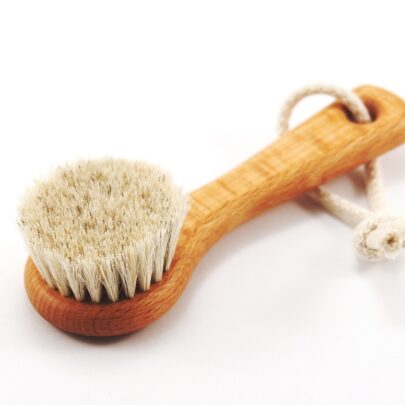 Brosse à Visage Crin Gris