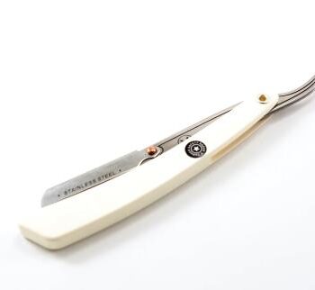 Shavette manche Acrylique Blanc