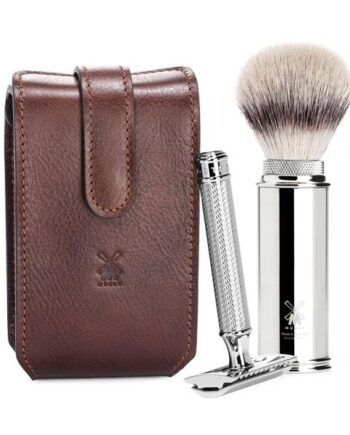 Trousse de rasage blaireau et rasoir