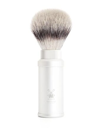 Blaireau Voyage Aluminium Gris