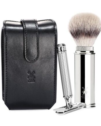 Trousse de rasage blaireau et rasoir