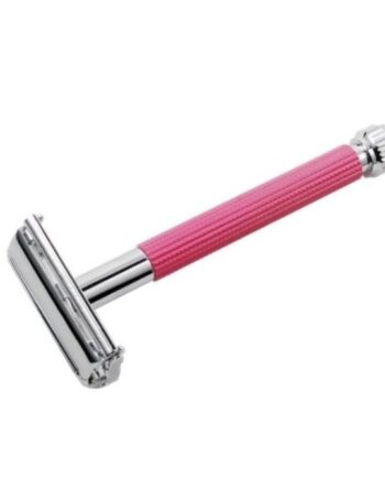 Rasoir sureté papillon rose