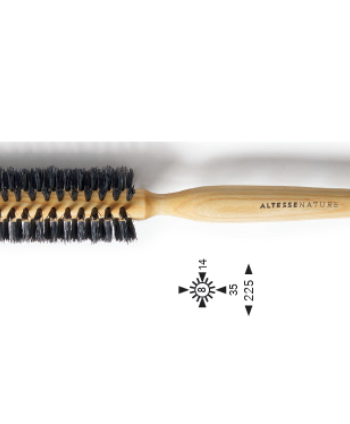 Brosse ronde en sanglier