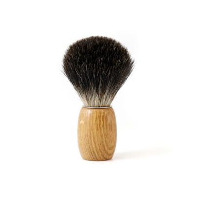 Blaireau "gris" manche chêne